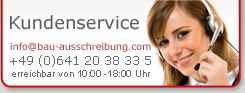 Kundenservice fr Ausschreibungen